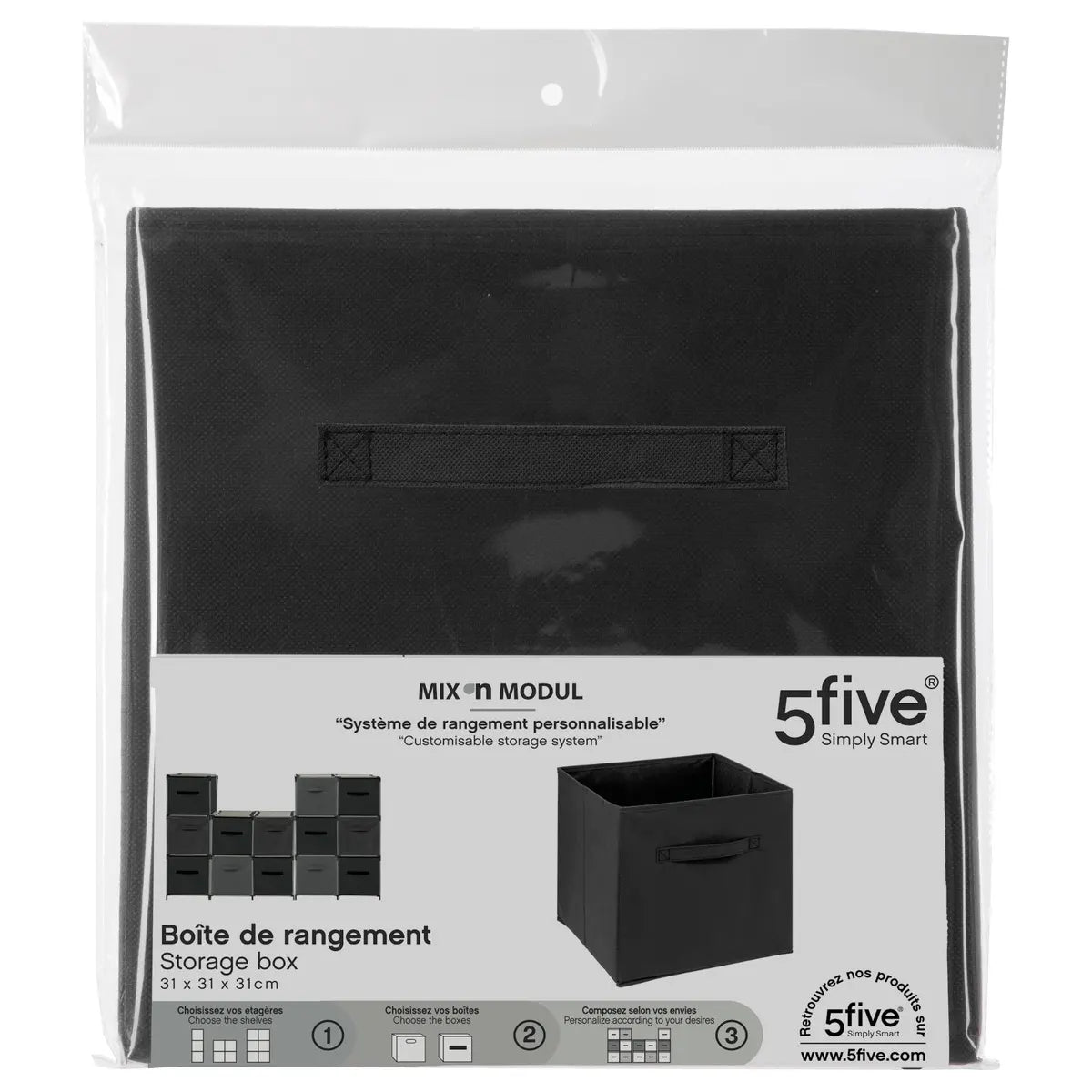Cutie de depozitare 5five Mix &amp; Modul Entry-level, 31x31 cm