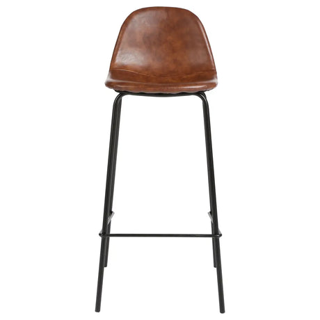 Scaun de bar Valdi, aspect piele