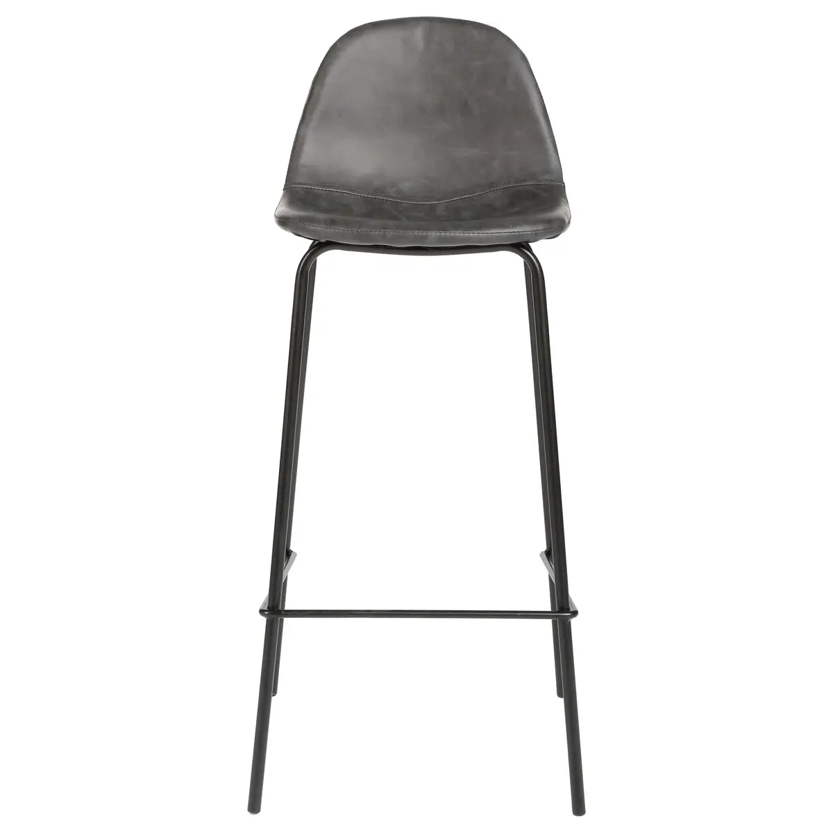 Scaun de bar Valdi, aspect piele