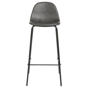 Scaun de bar Valdi, aspect piele