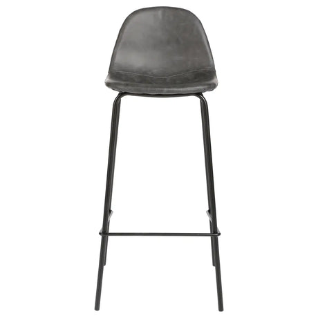 Scaun de bar Valdi, aspect piele