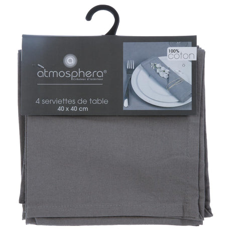 Set de prosoape Atmosphera, 40x40 cm, bumbac, 4 buc.