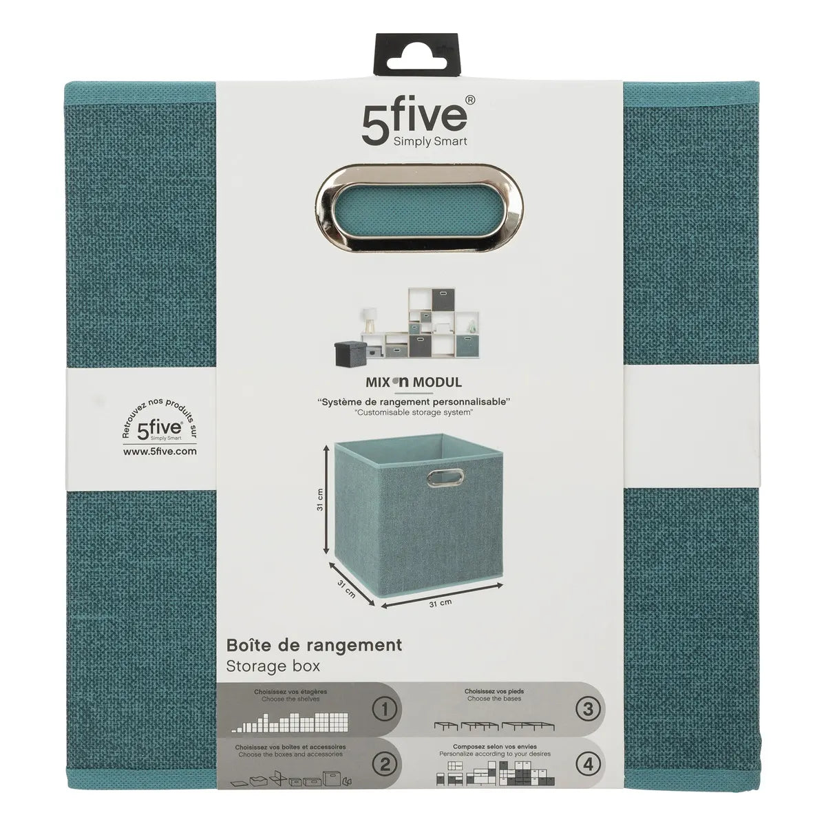 Cutie de depozitare 5five Mix &amp; Modul, Melange, 31x31 cm