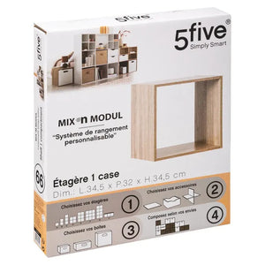 Рафт 5five Mix'n Modul, 1 отделение, MDF, 35x32x35 cm