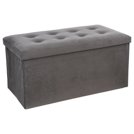 Bancă cu spațiu de depozitare Lysandre, pliabilă, 76x38x38 cm