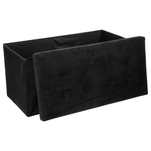 Bancă cu spațiu de depozitare Lysandre, pliabilă, 76x38x38 cm
