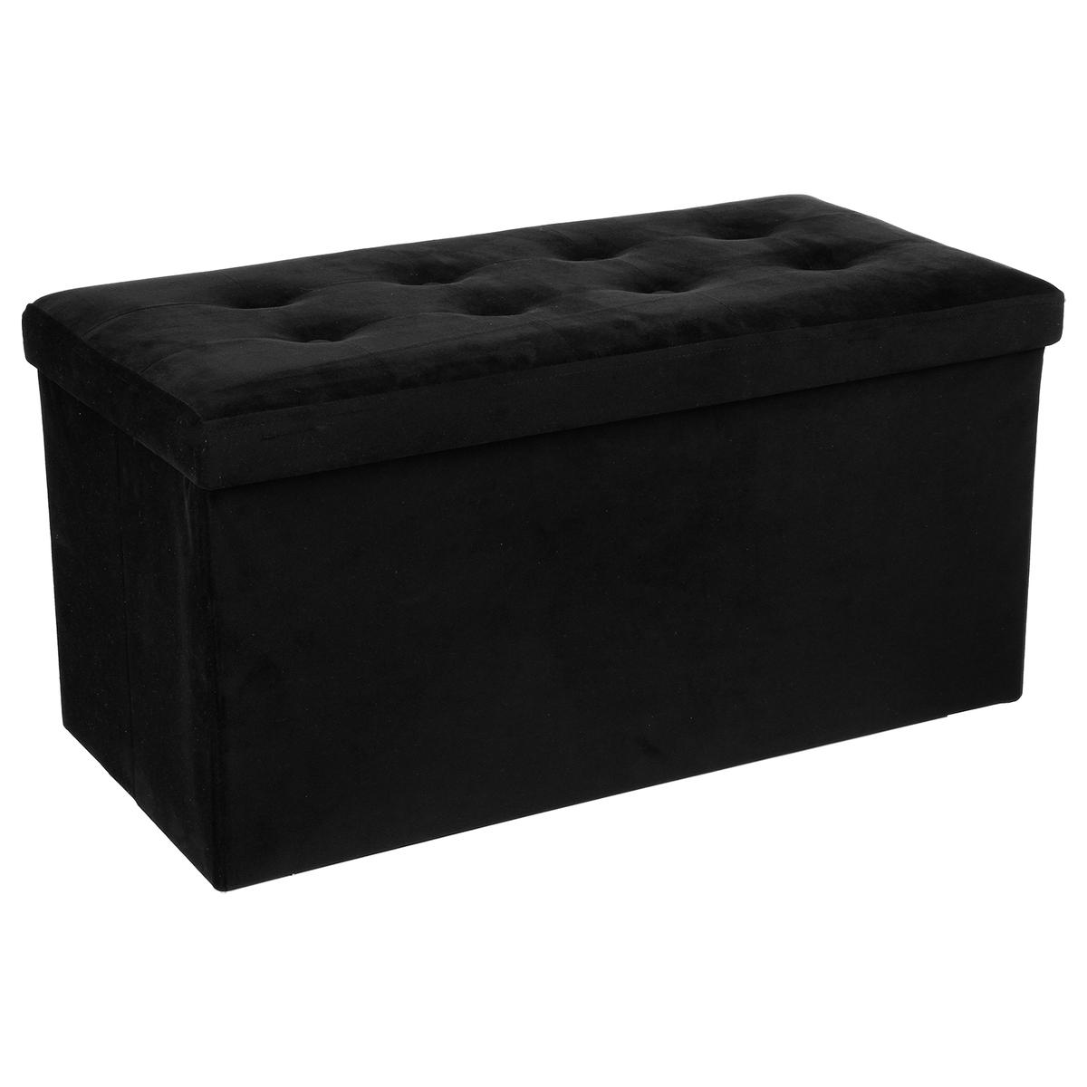 Bancă cu spațiu de depozitare Lysandre, pliabilă, 76x38x38 cm