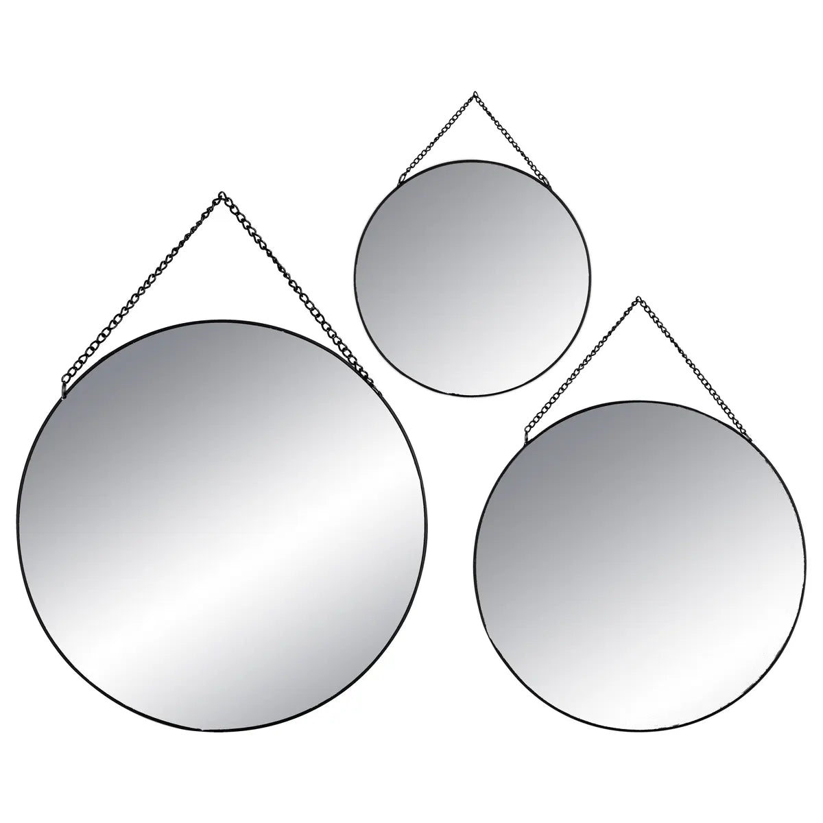 Set oglinzi atmosferice Leny, D.20/24/29 cm, 3 buc.