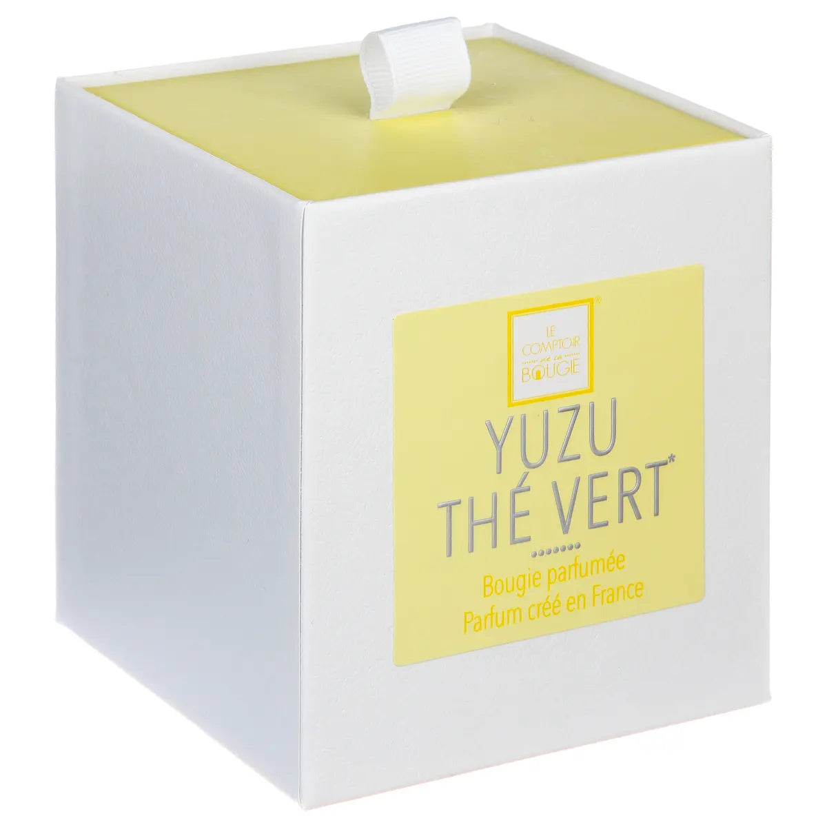 Lumânare parfumată Atmosphera Elea, Yuzu, Sticlă, 190 g