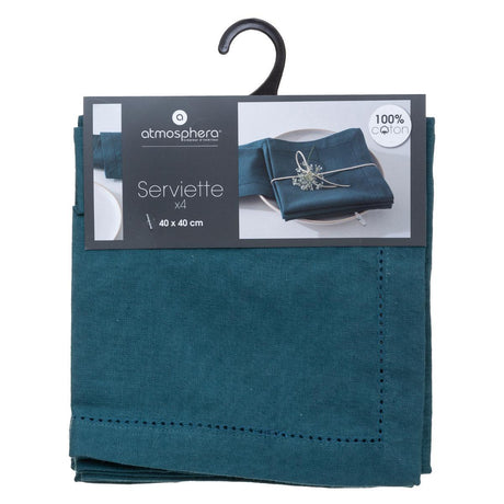 Set prosoape Atmosphera Chambray, 40x40 cm, 4 buc.