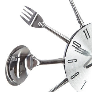 Ceas de perete Atmosphera Utensil, Ø38 cm, Metal
