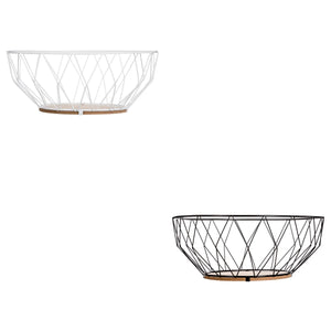 Купа за плодове 5five Daimond, Метал+MDF, 28х12 cm