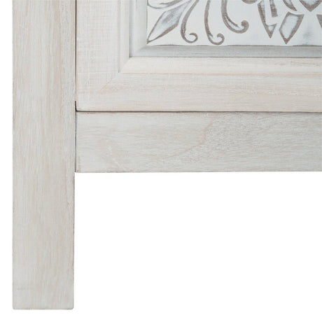 Comodă Atmosphera Hina, 3 sertare, MDF, Alb