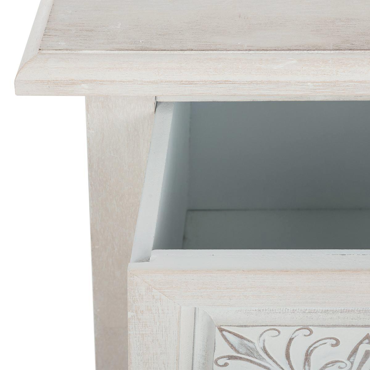 Comodă Atmosphera Hina, 3 sertare, MDF, Alb