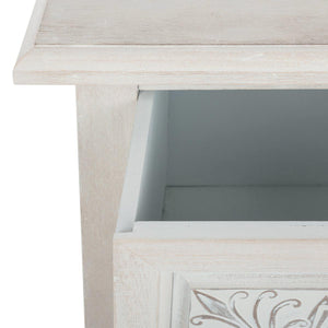 Comodă Atmosphera Hina, 3 sertare, MDF, Alb