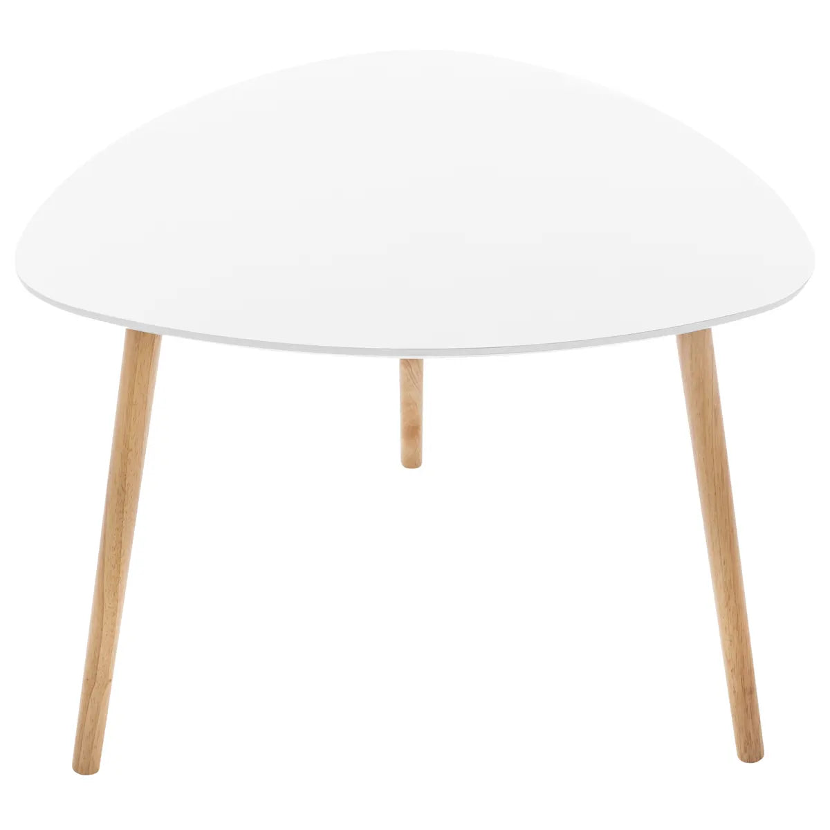 Masă de cafea Atmosphera Mileo, Albă, 3 piese, 34/47/60 cm