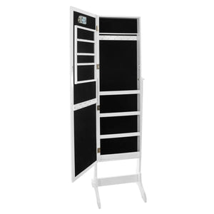 Oglindă cu spațiu de depozitare Atmosphera Bettany, 156 cm, LED, MDF