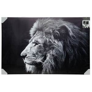 Pictură atmosferă Leu, Imprimeu pe pânză 78x118 cm