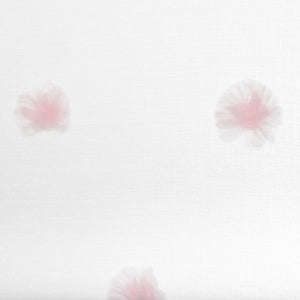 Perdea transparentă pentru copii Atmosphera cu pompoane 140x240cm, roz