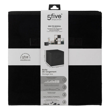 Cutie de depozitare 5five Mix &amp; Modul, Catifea, 31x31 cm
