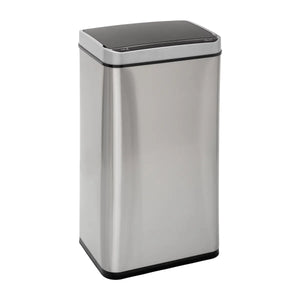 Coș de gunoi automat 5five Sensor, dreptunghiular, oțel inoxidabil, 40 l