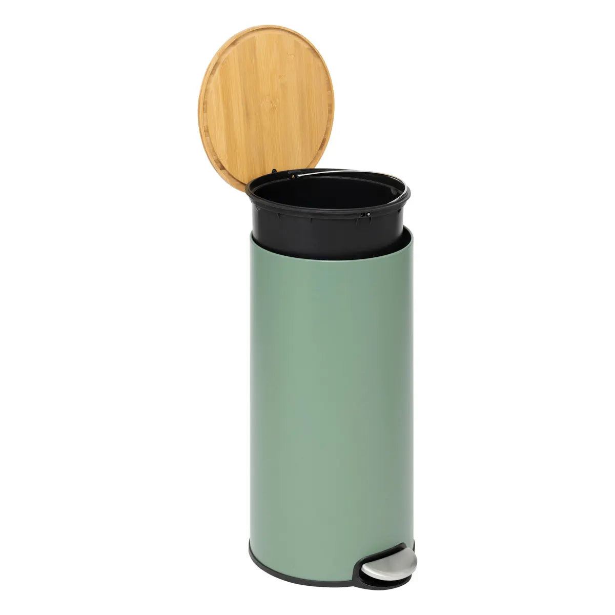 Coș 5five Modern Color, Metal și bambus, 30 L