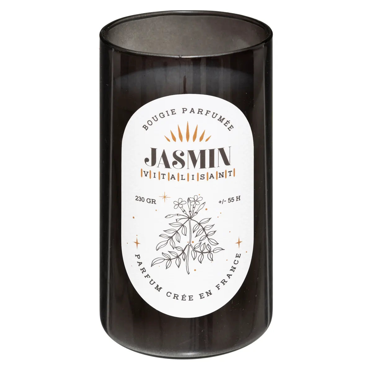 Lumânare parfumată Atmosphera Snow, Iasomie, Sticlă, 230 g