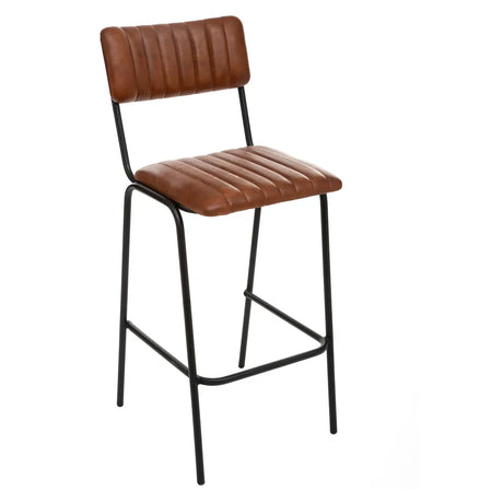 Scaun de bar Atmosphera Dario, piele de bivol
