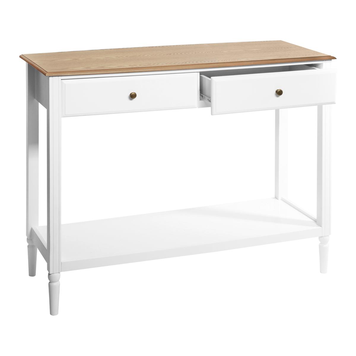 Masă consolă Atmosphera Solen, 110 cm, Alb