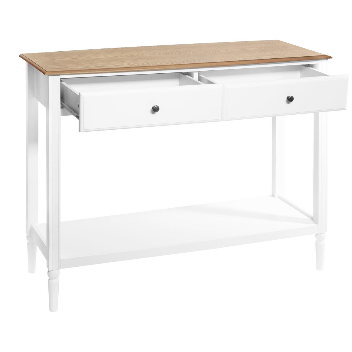 Masă consolă Atmosphera Solen, 110 cm, Alb