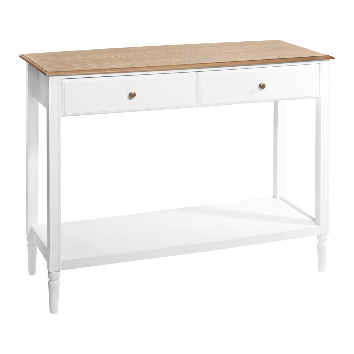 Masă consolă Atmosphera Solen, 110 cm, Alb