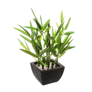 Atmosferă de plantă artificială din bambus, 26 cm
