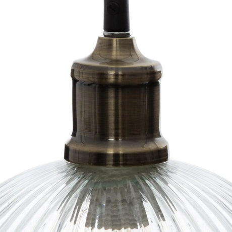 Lampă suspendată Atmosphera Laye, 20 cm, sticlă