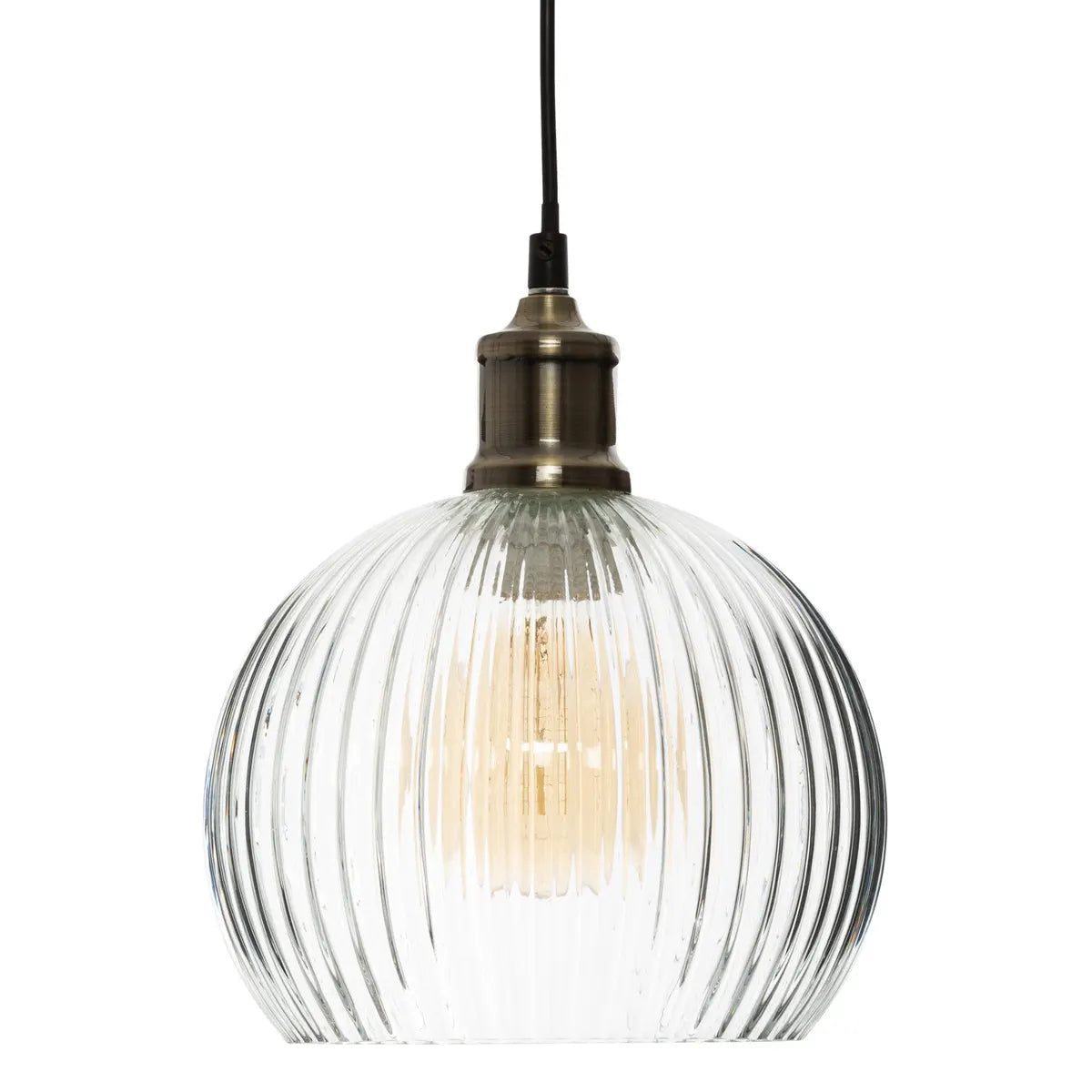 Lampă suspendată Atmosphera Laye, 20 cm, sticlă