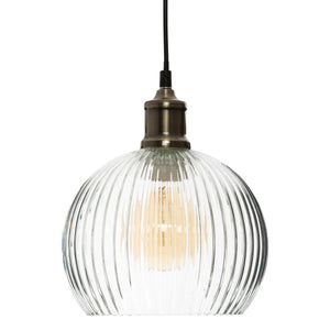 Lampă suspendată Atmosphera Laye, 20 cm, sticlă