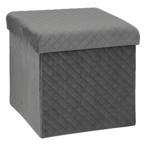 Puf pliabil 5five Mix &amp; Modul, Catifea, 31x31 cm
