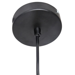 Lampă suspendată Atmosphera Sam, 30 cm, Metal, Lemn