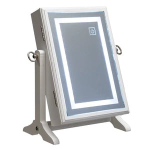 Oglindă cu depozitare Atmosphera Bettany, 36 cm, LED, MDF