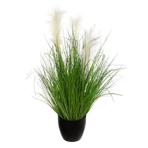 Plante artificiale de atmosferă cu ierburi, 70 cm