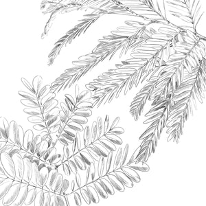 Lenjerie de pat Atmosphera Monstera, bumbac, 240x220 cm