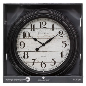 Ceas de perete Atmosphera Elyssa, cu ornamente, Ø29 cm, Plastic