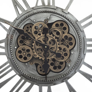 Ceas de perete Atmosphera Ezra, Mecanism, 80x80 cm, Metal