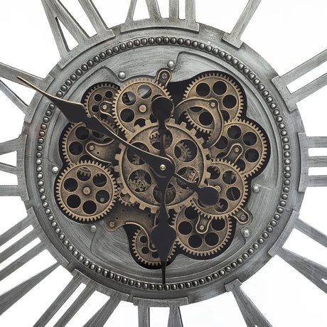 Ceas de perete Atmosphera Ezra, Mecanism, 80x80 cm, Metal
