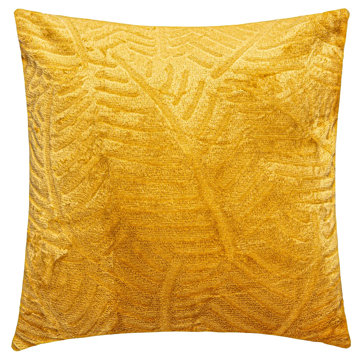 Pernă decorativă Atmosphera Leaf, 40x40 cm, Ocru