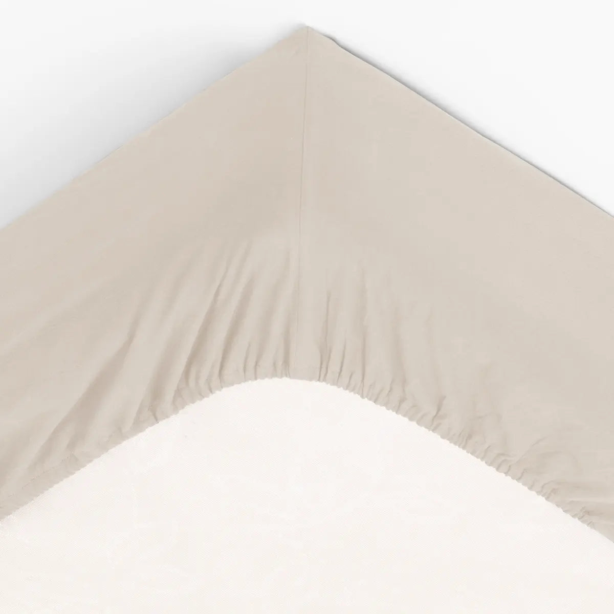 Cearșaf cu elastic Atmosphera, 160x190 cm, culoarea ivory