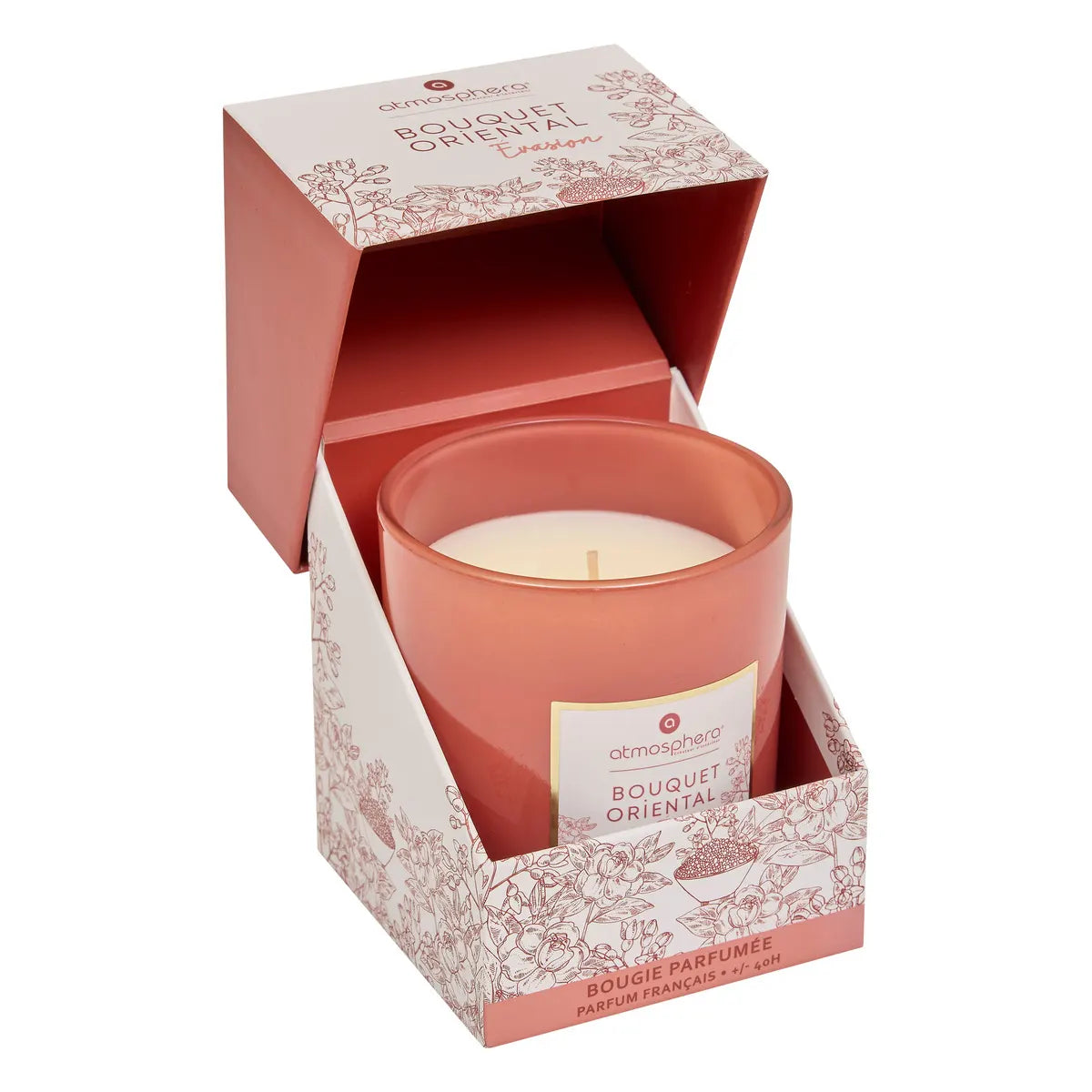 Lumânare parfumată Atmosphera Mael, Sticlă, 190 g