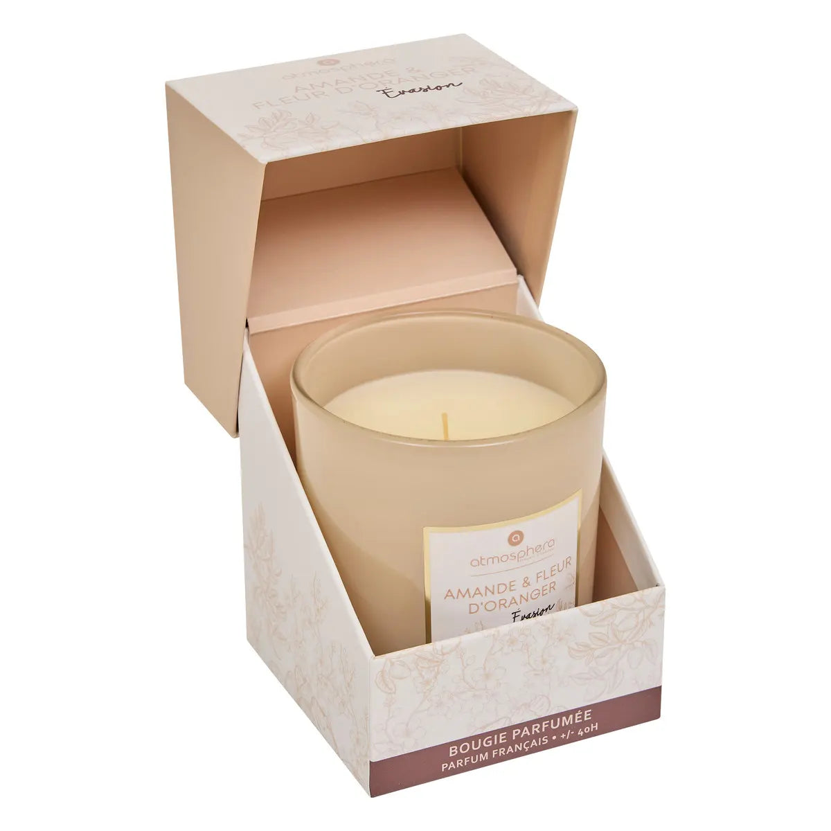 Lumânare parfumată Atmosphera Mael, Sticlă, 190 g