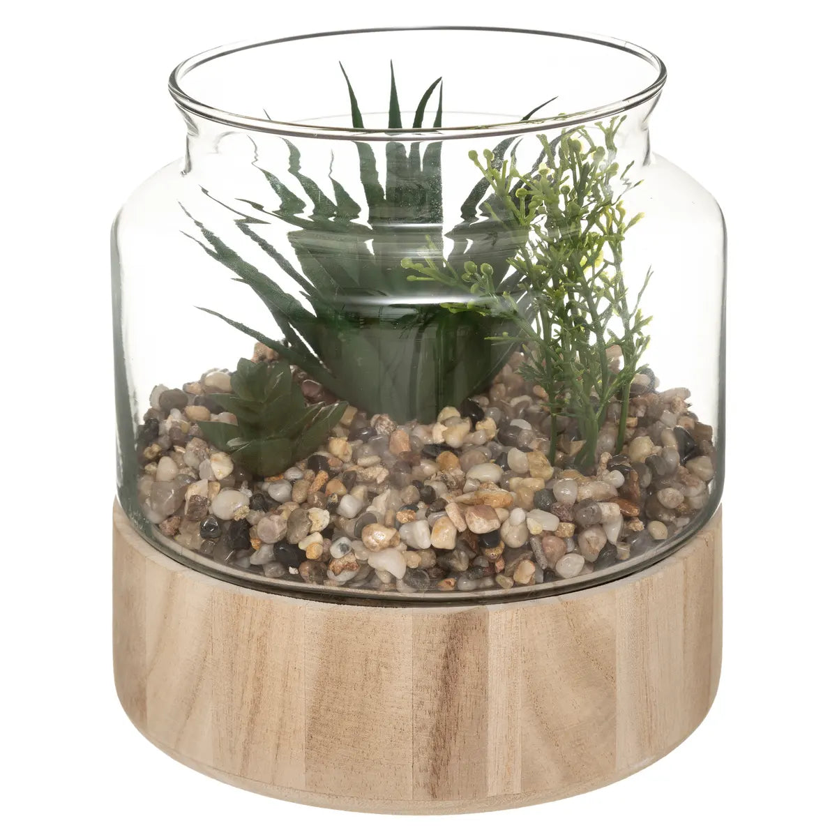 Terariu cu atmosferă de plante artificiale, 17,5 cm
