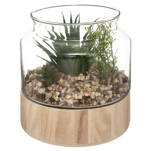 Terariu cu atmosferă de plante artificiale, 17,5 cm