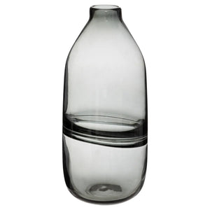 Vază Atmosphera Line, 30cm, sticlă, gri